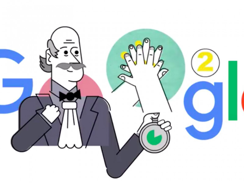 A Google Semmelweis Ignáccal tanít meg kezet mosni